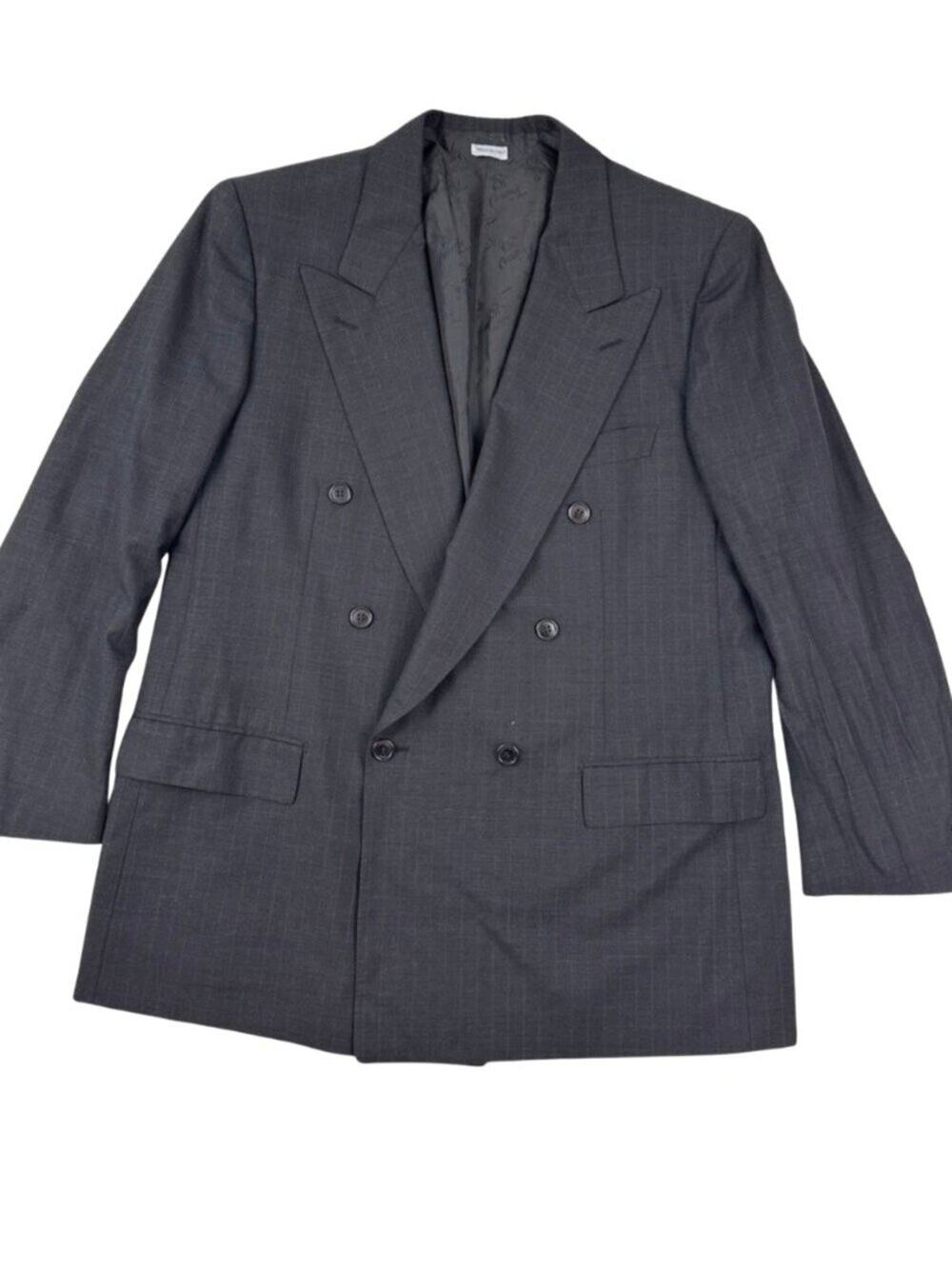 Brioni Roman Style Double Breasted Wool Sport Coat 41R Italy
